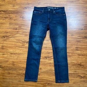 Amazon Basics Mens Dark Blue Stretch Skinny Jeans Size 32 x 30 Casual Streetwear